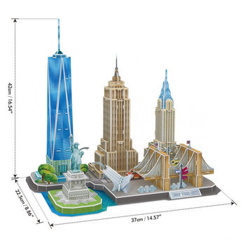 купить CubicFun пазл  3 D City Line New York в Кишинёве 