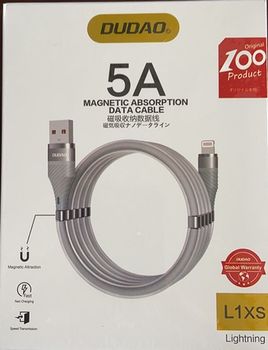 Кабель Dudao Magnetic Absorbtion 5A  Lightning 