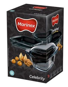 Набор посуды/термо-стекло MARINEX NR-6787/932 (08,+1,54+1,8+2,2+2,4 л) 