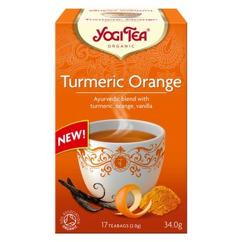 Bio чай с куркумой и апельсином Yogi Tea 
