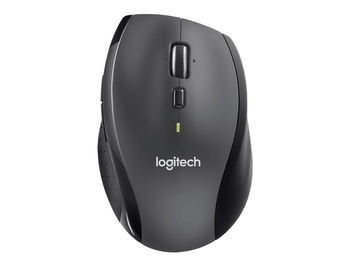 Wireless Mouse Logitech M705, Laser 1000 dpi, 7 buttons, Ergonomic, 2xAA, Black 