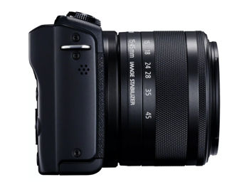 DC Canon EOS M200, Black & EF-M 15-45mm f/3.5-6.3 IS STM KIT (Streaming Kit) 