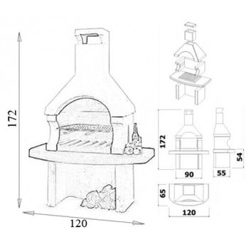 Барбекю BBQ SANTORIN 