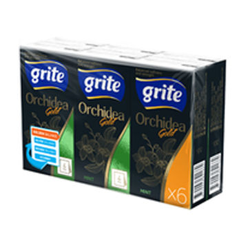 GRITE - Бумажные носовые платки Orchidea Gold Mint 6x9 