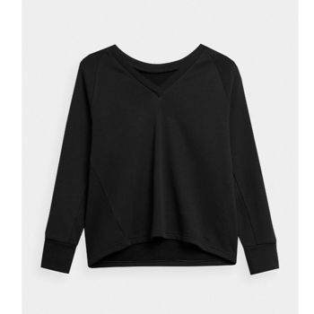 купить Пуловер для йоги 4F SWEATSHIRT F214 4FSS23TSWSF214 DEEP BLACK в Кишинёве 