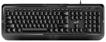 Tastatură Genius KB-118, Cu fir, Negru 