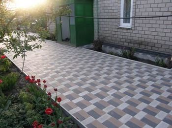 купить Bибропрессованная тротуарная плитка  (200x100x45mm) в Кишинёве 