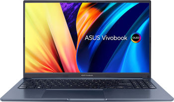 купить NB ASUS 15.6" Vivobook 15X OLED X1503ZA Blue (Core i7-12700H 12Gb 512Gb) 15.6" OLED FHD (1920x1080) Glare, Intel Core i7-12700H (14x Core, 6x 4.7GHz, 8x 3.5GHz, 24Mb), 12Gb (8Gb Onboard + 4Gb) PC4-25600, 512Gb PCIE, Intel Iris Xe Graphics, HDMI, 802.11ax, Bluetooth, 1x USB-C, 2x USB 3.2, 1x USB 2.0, HD Webcam, No OS, 3-cell 70Wh Battery, Illuminated Keyboard, 1.7kg, Quiet Blue в Кишинёве 