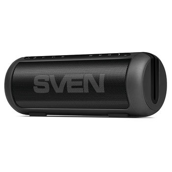 Speakers SVEN "PS-250BL" 10w, Black, Bluetooth, microSD, FM, AUX, Mic, power: 2200mA, USB, DC 5V 