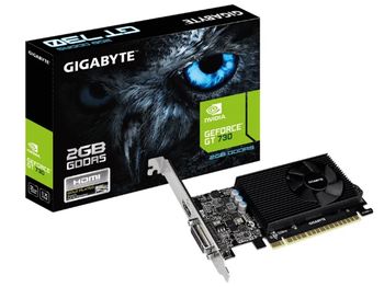 купить "VGA Gigabyte GT730 2GB GDDR5 Low Profile //  GeForce® GT 730, 2GB DDR5, 64 bit, Engine 902MHz, Memory 5000MHz, Active Cooling, DVI-I *1, HDMI *1, Low profile bracket included" в Кишинёве 