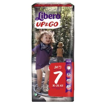 купить Libero трусики UPGO 7, 16-26 кг 34 штк в Кишинёве 