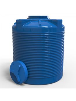 cumpără Rezervor apa 1000 L vertical, oval (albastru) cu stut D. 1/2" 110x130 cm (112x132 cm) (1,47 m³) în Chișinău 