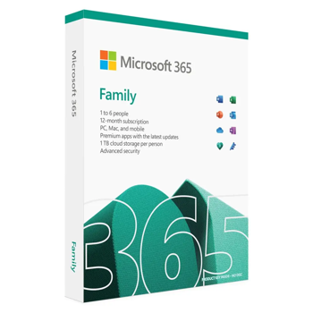 M365 Family English Subscr 1YR Central/Eastern Euro Only Medialess P8 