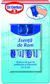 Esență de rom Dr. Oetker, 4x2ml 