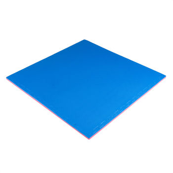 Татами мат Eva Puzzle 1x1 м, 2 см, 80 кг/м3 inSPORTline Sazegul 25874-2 red-blue (10247) 