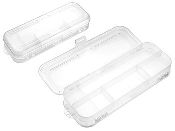 Organizator pentru depozitarea obiectelor mici Econova, 22X8.5X4.5 cm, dublu, transparent 