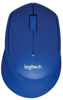 Mouse Wireless Logitech M330 Silent Plus, Blue 