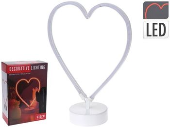 Сувенир LED "Сердце" 30cm, 3XAA не вход 
