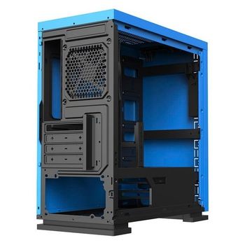 Case mATX GAMEMAX EXPEDITION, w/o PSU,1x120mm, Blue LED, USB3.0, Acrylic Window, Blue 