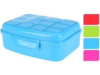 Lunch-box 1.3l 18.5X13.7X6.8cm, diverse culori 