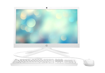 All-in-One PC HP 21 White (20.7" FHD Pentium J5040 2.0-3.2GHz, 4GB, 256GB, FreeDOS) 