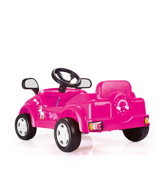 Mașină cu pedale Dolu Unicorn Roz 