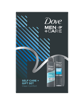 купить Подарочный набор DOVE MEN +CARE CLEAN COMFORT (Гель для душа 250 мл + Дезодорант 150 мл) 2023 в Кишинёве 