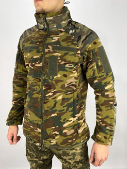 Geaca flis tactical FLEECE 320 POLAR, ТТХ multicam, cu amplificare softshell (52) 