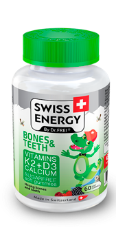 Vitamine, Jeleuri Bones and Teeths, Swiss Energy, 60 buc 