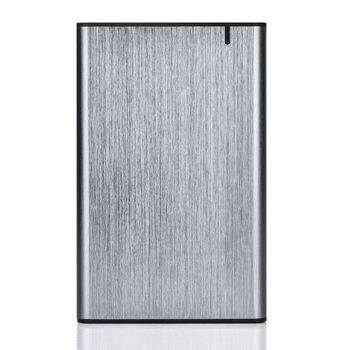 2.5"  SATA HDD/SSD 9.5 mm External Case Type-C, Gembird "EE2-U3S-6-GR", aluminum, Grey 