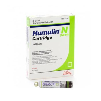 cumpără Humulin NPH 100UI/ml 3ml cartus susp. inj. N5 în Chișinău 