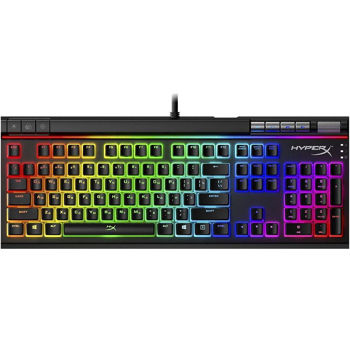 Tastatura HYPERX Alloy Elite II RGB Mechanical Gaming Keyboard (RU), Mechanical keys (HyperX Red key switch) Backlight (RGB), 100% anti-ghosting, Key rollover: 6-key / N-key modes, Ultra-portable design, Solid-steel frame,  USB