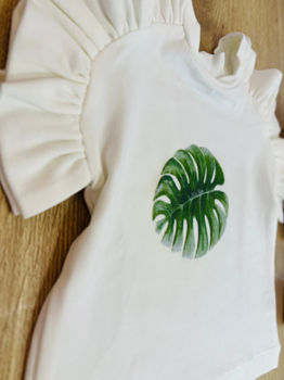 .Tricou cu aripioare print