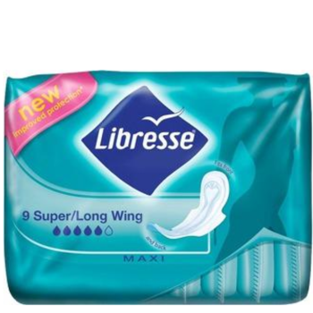 cumpără Libresse absorbante Maxi Super/Long Wing , 9 buc. în Chișinău 