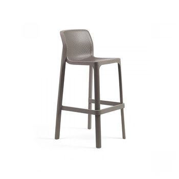 Scaun de bar Nardi NET STOOL TORTORA 40355.10.000 (Scaun de bar pentru gradina exterior terasa)