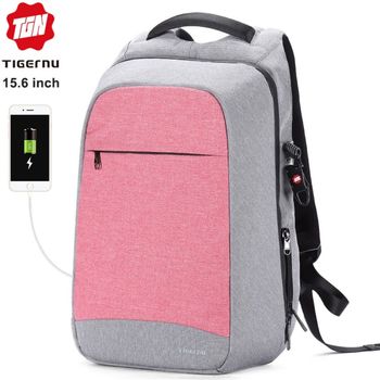 cumpără Rucsac Tigernu T-B3335 cu port USB și compartiment pentru laptop 15.6'' în Chișinău 