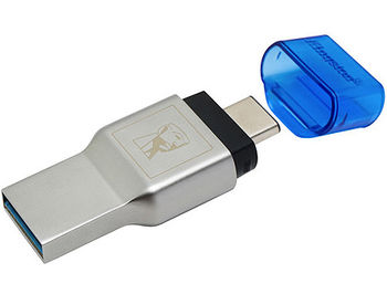 Kingston FCR-ML3C MobileLite Duo 3C Card Reader, USB 3.0, USB Type-A and USB Type-C