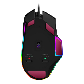 Gaming Mouse Bloody W95 Max, 100-12000dpi, 10 buttons, 35G, 250IPS, Extra Fire Wheel, RGB,USB, Black 