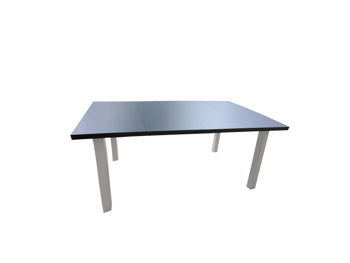Masa extensibila Max 8 80x80/120/160 blat grafit podstawa bialy 