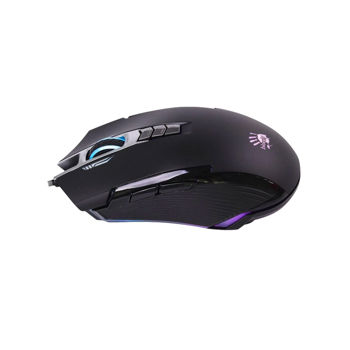 Gaming Mouse Bloody P93s, 100-8000 dpi, 8 buttons, 150IPS, 25G, 105g, Ambidextrous, Programmable, LK SW, X'Glide, RGB. 1.8m, USB, Black (mouse/мышь)