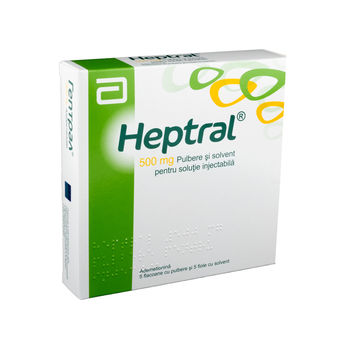 cumpără Heptral 500mg liof+solv.5ml sol.inj. N5 în Chișinău 