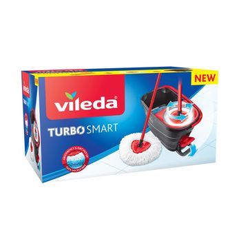 Комплект швабра и ведро с отжимом Vileda Turbo Smart Sistema 