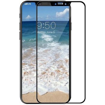 Защитное стекло IPHONE X/ XS /11 PRO BLACK (5D) 