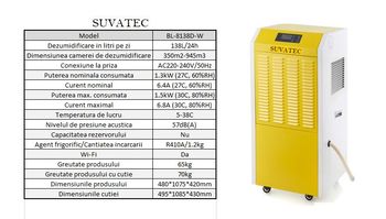 Dezumidificator SUVATEC 138 l/zi 