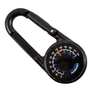 cumpără Breloc Munkees Carabiner Compass with Thermometer, black, 3136 în Chișinău 