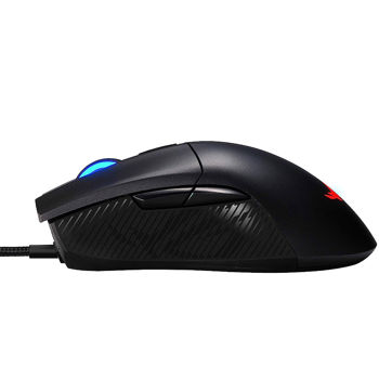 Mouse fara fir ASUS ROG Gladius II Core Gaming Mouse Black, 6200dpi sensor, 220 IPS, 30g acceleration, 1000Hz USB polling rate, Aura Sync lighting, Black 90MP01D0-B0UA0