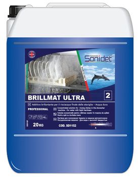 BRILLMAT ULTRA, Концентрированный раствор для ополаскивания и дезинфекции посуды, 20 kg 