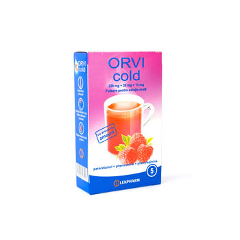 cumpără ORVI cold 325mg+20mg+10mg pulb.sol. orala 10g N5 (Zmeura) în Chișinău 