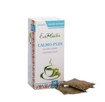 Ceai de plante EcoPlanTea Calmo-Plus, 30 pliculețe 