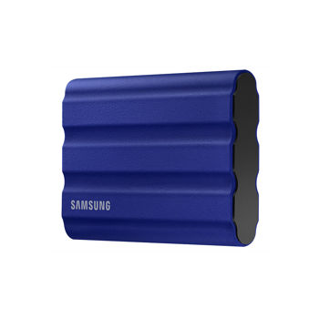 SSD Extern 1TB Samsung Portable SSD T7 Shield MU-PE1T0R/EU External SSD Blue, Water & Dust Proof IP65, Read 1050 MB/s, Write 1000 MB/s, Shock Resistance, USB 3.2 Gen.2 (SSD extern/внешний SSD) XMAS